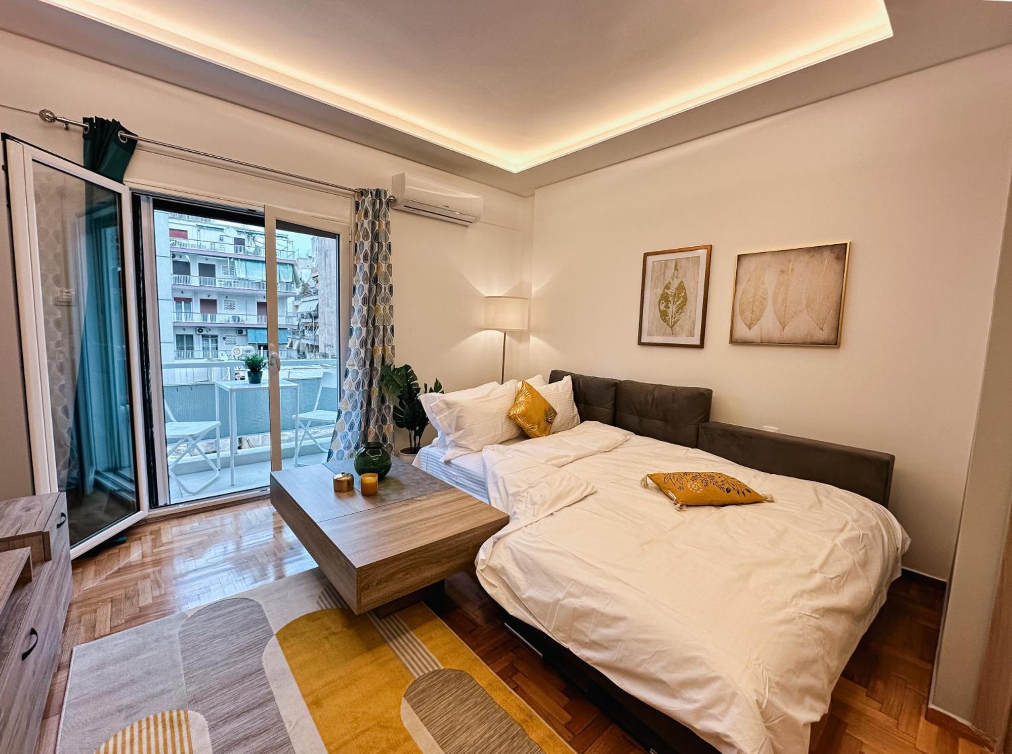 Acropolis Aria Apartment-steps To Metro & Tram Atenas